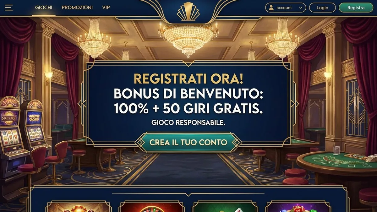 Registrazione con bonus